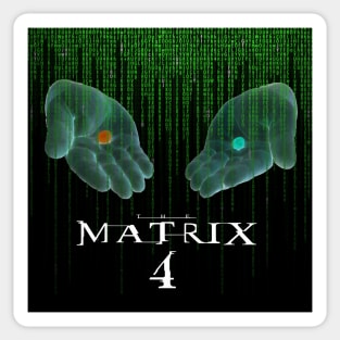 Resurrections Matrix 4 Mens Neo Shirt Neo, Morpheus and Trinity Keanu Reeves Sticker